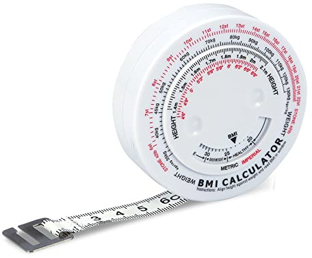Indice di massa corporea Bellezza Misura di grasso tondo Misura nastro di misurazione per il corpo, Centimetro per Misurazione Corpo per calcolo indice massa corporea