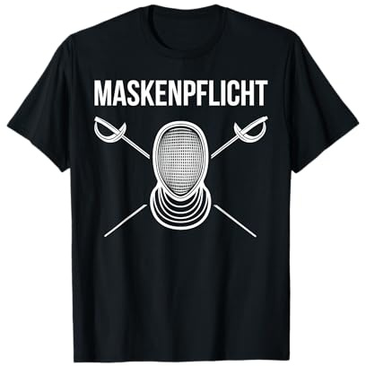 Fencing mask obligation sword fencing mask sword fighting sabre T-Shirt