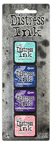 Ranger Tim Holtz Distress Mini-Stempelkissen, 4 Stück, Kit 17 (TDPK79125)