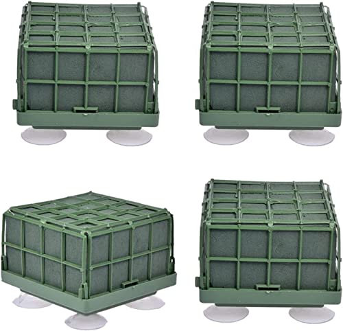 Schiuma Floreale con Supporto e Griglia, Mattoni di Spugna per Fiori Freschi & Fiori Finti, Spugna Floreale per Composizioni Floreali per Decorazione di Matrimonio Compleanno Festa Centro Tavola