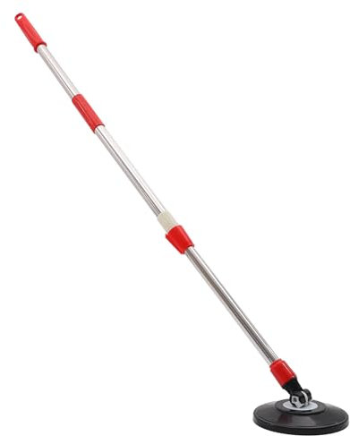 SOLUSTRE Tige De Remplacement Acier Inoxydable Pour Serpillière Rotative Poignée Pivotante Pour Nettoyage Des Sols