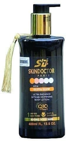Skin Doctor Gluta Glow Skin Whitening Lotion Body Milk 400ml SPF 30 (ORIGINAL)