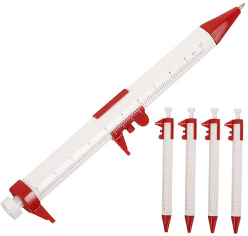 Uonlytech 5stücke Teiliges Vernier-kugelschreiber Multifunktionale Messstifte Für Ingenieure Tragbar Für Präzise Messungen Der Holzverarbeitung Handwerk