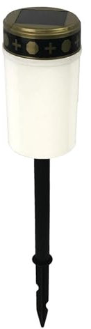 Luci Solare Del Cimitero – Lampada Solare Per Tombale, Lampada Solare Commemorativa | Luce LED Senza Fiamma Per Tomba, Luci Commemorative Solari Impermeabili Senza Fiamma Per Dec