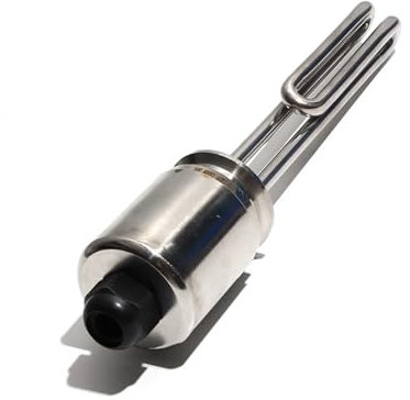 KEUQIXMR Élément chauffant pliable à trois pinces de 1,5 pouces (OD50,5 mm) Chauffe-eau à immersion en acier inoxydable (120 V 1500 W/1650 W)(240V 3500W)