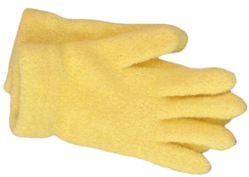 JINZIJINYU Warme Winter Strickhandschuhe Handschuhe Aus Buntem Genarbtem Samt Winter Plüsch Fahrrad Und Anti Kälte Skihandschuhe Gelb
