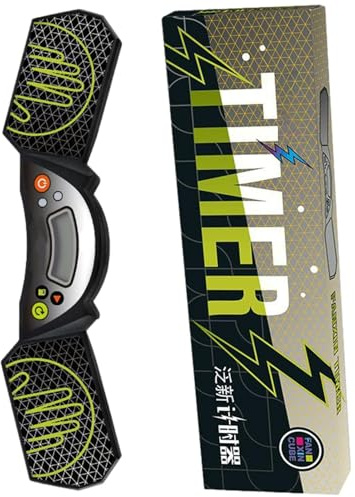 Der Speed Cube Timer - Speed-Timer, Geschwindigkei| 27,5 x 7,5 x 3,3 cm Unterstützt von Sport Stacking and Cubing Associations, Genauigkeit bis 0,001 Sekunden, inklusive Batterien