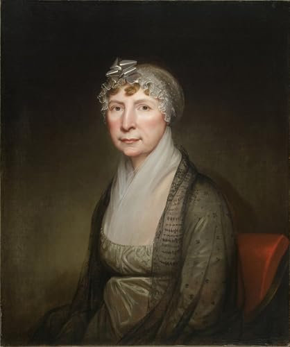 POSTERIIk Berühmt klassischer Kunstdruck Straße Graffiti Bilder Porträt von Cornelia Van Horn Lansdale von Rembrandt Peale Abstraktes Foto Bild für Wohnzimmerdekoration 60x90cm