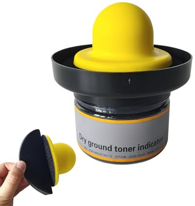 Vernice guida a secco, 14 cm, polvere per rivestimento della carrozzeria, efficace strumento di levigatura rivela difetti evidenzia graffi per la preparazione del primer automobilistico