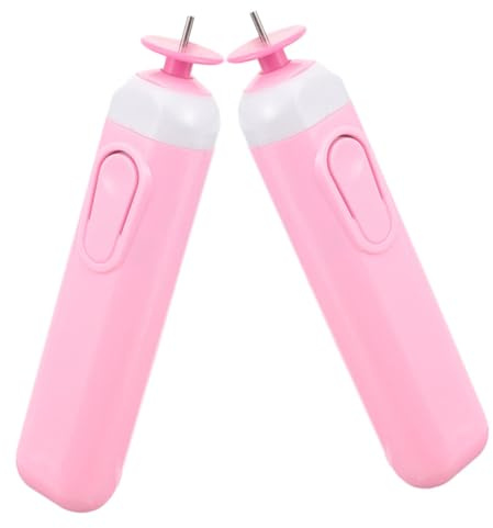 WOONEKY 2 Pezzi Penna Quilling Elettrica Leggera e Robusta in Plastica Strumento Ergonomico con Fessura per Arrotolare Strisce di Carta Utile per Artigianato Fai da Te e Decorazioni