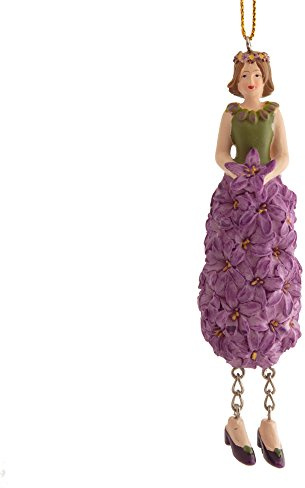 Dekorativ figur, hyacint, blomflicka, att hänga upp, blomma, fairy, figur, blomfigur, skulptur, blombarn, från ROSEMARIE SCHULZ Heidelberg