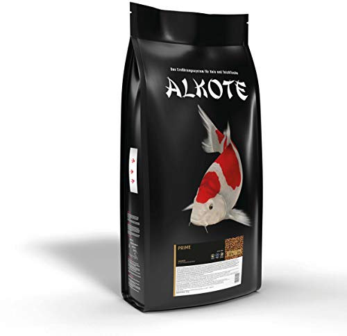 AL-KO-TE, 1-Jahreszeitenfutter für Kois und Zierfische, Sommermonate, Schwimmende Pellets, 6 mm, Basisfutter Prime, 9 kg
