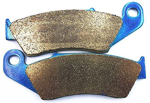 Motorrad Bremsbeläge Sinter Bremsbelagsatz passend für XR 125 XR125 L 2003 2004 2005 2006 2007 Bremstrommel vorne hinten (Farbe : Sintered Front)