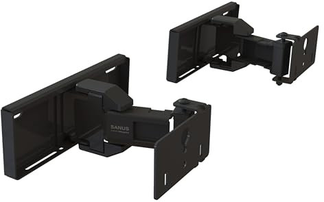 Sanus Universal Extendable Soundbar Wall Mount - Compatible with Most Soundbars, Under TV Speaker Mounts for an Easy & Secure Installation of Your Soundbar