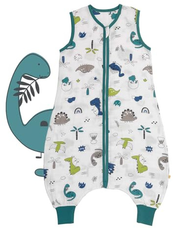 schlummersack Baby Kinder Schlafsack Sommer | mit Füßen, dünn, Sommerschlafsack, 0.5 Tog