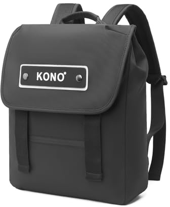 Kono Backpack Womens Mens 15.6 inch Laptop Backpack, Unisex Casual School Bag Lightweight Waterproof Business Travel Laptop Backpack Anti Theft Rucksack Daypack