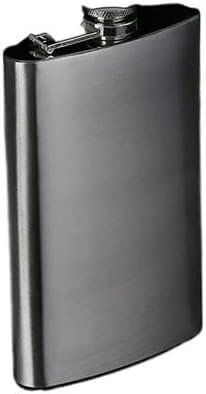 Flasques en acier inoxydable Mini Flasque Flagon Portable Vin Whisky Alcool Pot Bouteille Tasse Verres for Buveur Hommes Cadeau Personnalisé (Color : 9oz) (Color : 9oz)