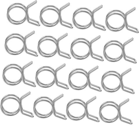 PAMINGONO 100pièces Colliers De Serrage pour Tuyau Arrosage Clips Irrigation Acier Inoxydable Colliers Ajustables pour Raccords Et Tuyaux