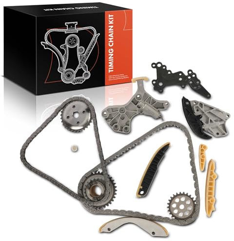 Frankberg 1x Steuerkettensatz Steuerkette mit Zahnrädern Benzin Kompatibel mit Golf VI 5K1 2.5L 2009-2013 Beetle 5C1 5C2 2.5L 2011-2019 New Beetle 1C1 9C1 2.5L 2005-2010 Replace# 07K109231A