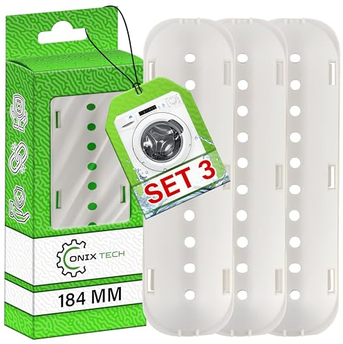3x Ailette de Tambour de Machine a Laver 184x43x40mm C00065463 pour Indesit