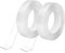Art3d 8m Doppelseitiges Klebeband Nano Extra Stark Transparent Double Sided Tape 2 Rollen Mehrzweck-Klebeband Teppichmatte Fotorahmen Küche Bastelwandmontage Zuhause AutoTeppich