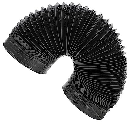 Homoyoyo Aluminum Foil Vent Hose Kitchen Air Vent Hose Bendable Exhaust Pipe for Range Hood