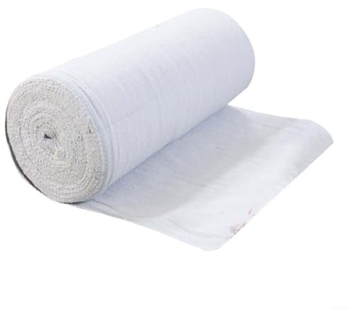 Alanmoship Tela de fibra de cerámica 2Mm gruesa manta incombustible resistente a altas temperaturas 1260°C para soldar aislamiento puerta 1M ancho (C)