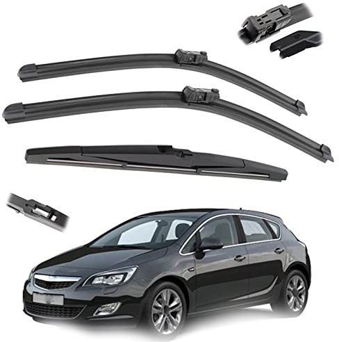 3 Pcs/set Front Rear Window Wiper Blades Brushes Cutter Accessories,For Opel,For Astra J GTC 2009 2010 2011 2012 2013 2014 2015
