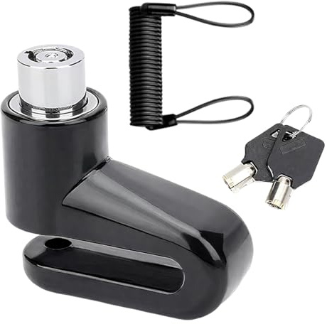 EIHI Bloccadisco Moto Lucchetto Antifurto Impermeabile per Moto, Bici, Motocross