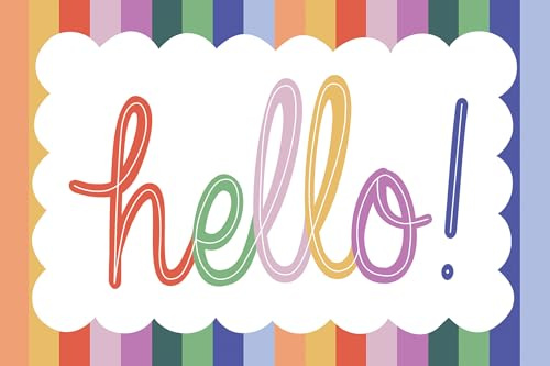 Teacher Created Resources Color Crush Hello Postcards (TCR9381)
