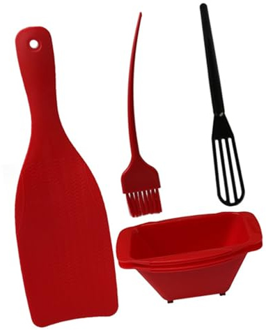 Set di strumenti per colorare i capelli lavabili con manico ergonomico e applicatori di diverse dimensioni per uso domestico salone applicatore di colore ergonomico