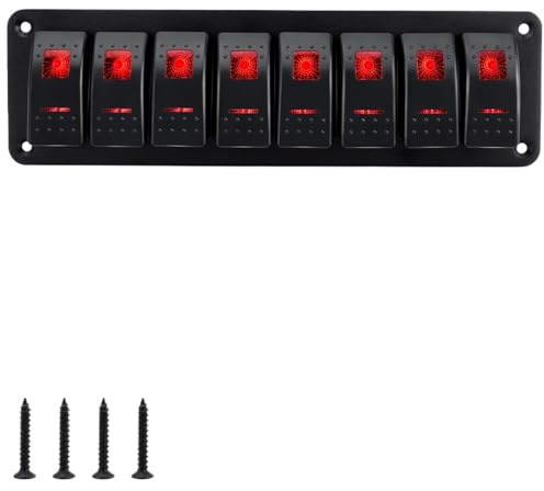 Set di chiavi I set da 2, 3, 4, 5, 6 e 8 di pannelli con interruttori a bilanciere sono adatti per auto, navi e rimorchi ATV da 12 V/24 V. Blocchetto accensione moto(CP-5186-06)
