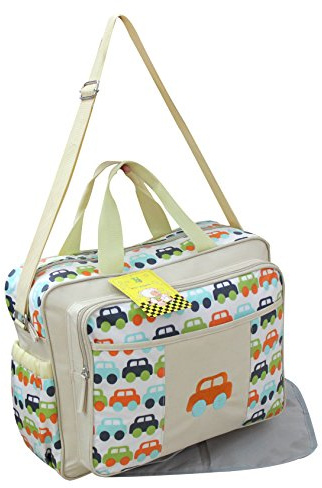 GMMH 2 tlg Wickeltasche 2160 Pflegetasche Windeltasche Babytasche Farbauswahl (beige)