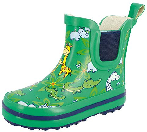 Beck Garçon Zoo Bottes bottines de pluie, Vert, 25 EU