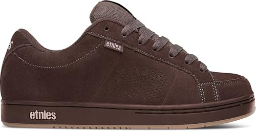 Etnies Kingpin – Klassischer Skate-Heritage-Fashion-Stil mit angesagtem, verstärkte Cupsole, Alltagssneaker - Größe 40 - Farbe Brown/Black/Tan