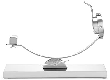 HENDI Support à jambon pivotant, Porte-jambon, tête avec système d'anneau pivotant, porte-jambon, 595x215x(H)300mm, acier inoxydable