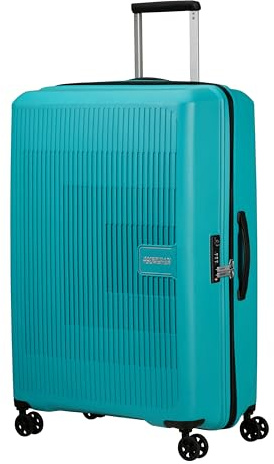 American Tourister Aerostep - Spinner L, Erweiterbarer Koffer, 77 cm, 101.5/109 L, Türkis (Turquoise Tonic)