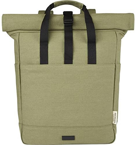Rucksack für Laptops Joey, Roll Top, Canvas, 15l (Einheitsgröße) (Oliv)
