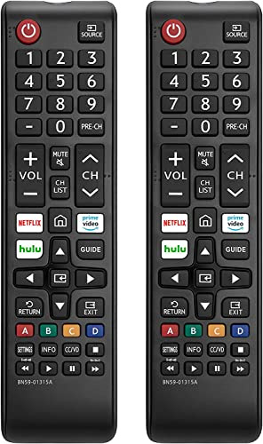 Generic Samsung - Mando a distancia universal compatible con todos los Samsung Smart TV, LED, LCD, HDTV, 3D, Series TV, 23 botones, 2 pilas AAA, alcance de 10 m, Netflix, Prime Video, botones de
