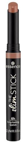 essence THE slim STICK, Lippenstift, Nr. 101, Nude, langanhaltend, pflegend, Expressergebnis, farbintensiv, matt, vegan, ohne Parfüm, ohne Alkohol, ohne Parabene, 1er Pack (1.7g)