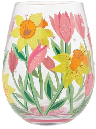 Lolita Spring Bloom - Bicchiere da vino senza stelo