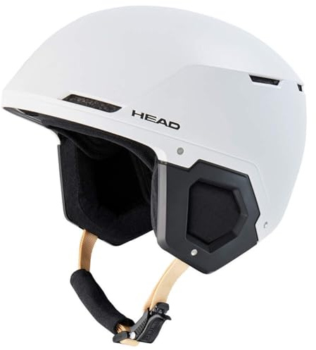 HEAD - Casco de esquí y nieve Charter Evo Jr White para niño, talla m/l, color blanco