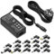 90W Universel Chargeur pour Ordinateur Portable Adaptateur Secteur pour HP Dell Len ovo Acer ASUS Sam Sung Sony passerelle Ordinateur Portable Chromebook Cordon d’Alimentation avec 16 Conseils