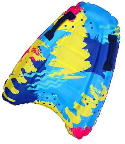 Aufblasbare Surfbretter, Aufblasbares Bodyboard Mit Griffen, Leichtes Surfbrett-Poolspielzeug Für Kinder Erwachsene, Buntes Surf-Bodyboard, Schwimmreifen Für Den Pool Und Strandspielzeug