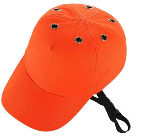 Vobumix Berretto di Sicurezza, Elmetto Stile Cappello Baseball, Berretto Baseball con Guscio Interno in ABS Elmetto di Sicurezza sul Lavoro, Protezione della Testa Leggera