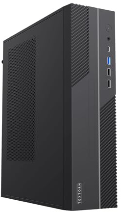 Textorm TB2 Boîtier PC Mini Tour - Mini ITX - Alimentation Format TFX - 1x USB 3.0 Type C - Noir - Alimentation 250W 80PLUS Gold fournie