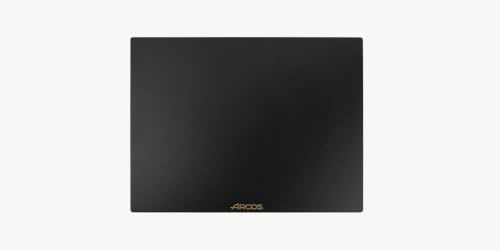 Arcos Tabla de Corte Negra Arcos 300x400x15 mm, Amplia y Antibacteriana