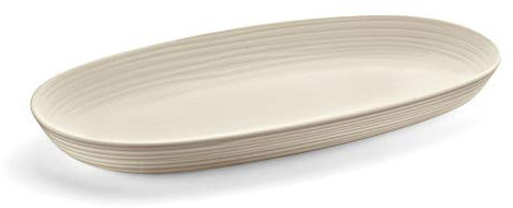 Guzzini Tierra Vassoio da Portata, Pio&Tito Toso, 41 x 22.9 x H 4.2 cm, 5000 cc, Marrone