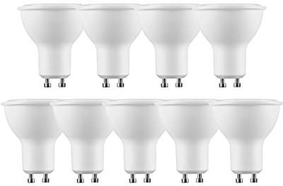 Candelastika 9 Stück LED Spot Alu-Plastic GU10 PAR16 5-38 Watt 860 460 Lumen Tageslicht nicht dimmbar – GU10 Leuchtmittel - LED Spot - LED Reflektor - LED Reflektorlampe - LED Halogenstrahler – Spot