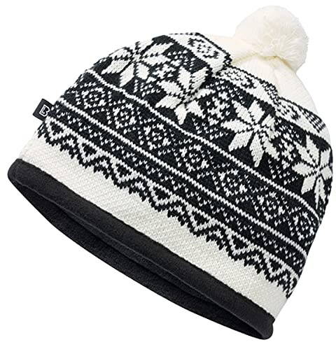 Brandit Unisex snömössa vinterhatt, Vit, En Storlek